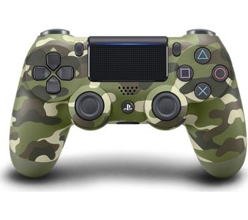 PLAYSTATION 4 DualShock 4 V2 Wireless Controller - Green Camo, Green
