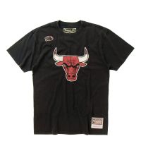 camiseta chicago bulls wordmark nba finals 1996 - mitchell  ness