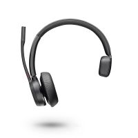 poly voyager 4320-m auriculares usb  dongle bluetooth  stand