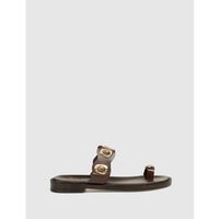 porronet sandalias sandalia de dedo 3237 moka para mujer