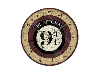 Reloj - Sherwood Harry Potter Andén 9 y 3/4, 25 cm, Multicolor