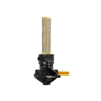Grifo de combustible M22x1 conexión lateral derecha Late Style negro
