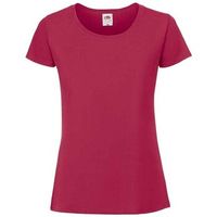fruit of the loom camiseta iconic 195 premium para mujer