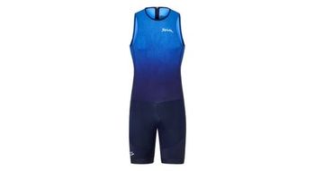 Traje de triatlon sin mangas spiuk summum azul