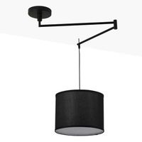 lampara colgante neck articulada de techo e27 con brazo giratorio