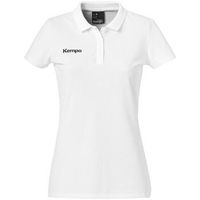 kempa polo polo manches courtes basics blanc para mujer
