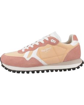 de PEPE JEANS ZAPATILLAS MUJER MODELO BRIT-ON PRINT W COLOR NARANJA 118PEA 118PEACH