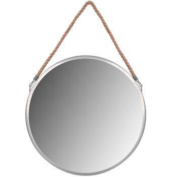 Espejo Redondo Rea Klmh-0410s-1 Light Grey