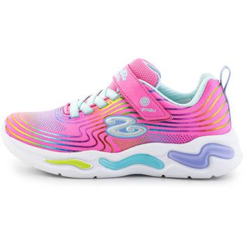 Skechers Sandalias S-Lights Wavy Beams 302338L-PKMT Pink/Multi para niña