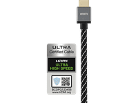 cable hdmi - hama 00127171  resistente 8k ultra hd 1 metro color gris