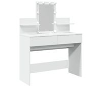 tocador - tocador de maquillaje - mesa de tocador con luces led blanco 100x40x130 cm