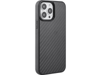 funda movil - isy isc-3716 carbon para apple iphone 13 pro max trasera tpu negro