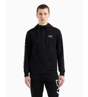 ea7 para hombre 7m000568af13512 sudadera logo series negro xxl casual algodon