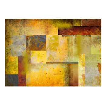 Papel Pintado 3d - Orange Hue Of Art Expression (150x105 Cm)