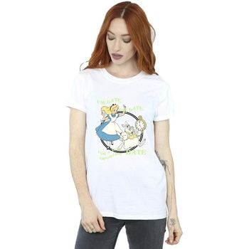 Disney Camiseta Alice In Wonderland I'm Late para mujer