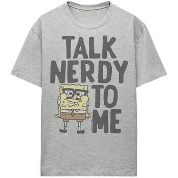 Spongebob Squarepants Camiseta Talk Nerdy To Me para mujer