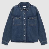 anine bing paxton denim shirt - s