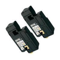 compatible multipack epson aculaser c1750n printer toner cartridges 2 pack -c13s050614