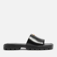 coach womens florence leather sliders - uk 8