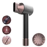 secador de pelo iones dryglam 2in1 sensor black 1400w 110000rpm tecnologia sensor temperatura motor brushless cecotec