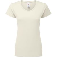 fruit of the loom camiseta iconic premium para mujer
