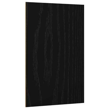 Paneles Decorativos 50 Uds. Roble Negro 40 X 60 X 0,27 Cm Vidaxl