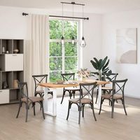 patas para mesarpierna de mesa comedor forma u 2 uds acero blanco 50x72-73 cm cfw3486393