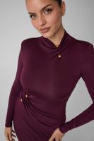 vestido largo ajustado tipo vendaje de marciano