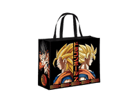 bolsa reutilizable - sherwood dragon ball super saiyan 45 cm negro