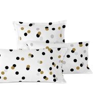 golden dots funda de almohada