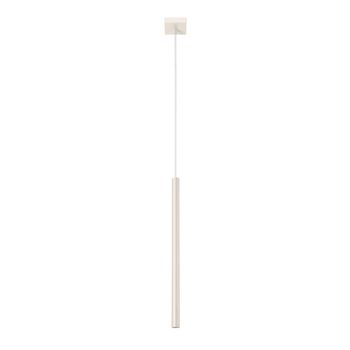 Lámpara colgante vacu beige, 1 luz