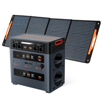 Estación de energía portátil Blackview OSCAL PowerMax 2400 Pro PM2400 Pro+BP2400Pro Paquete de baterías+Panel Solar PM20