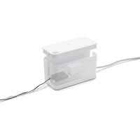 bluelounge cablebox mini caja recogecables ignifuga blanca