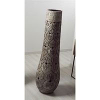 vasija terracota maya envejecido 180 cms 50dx180 cms