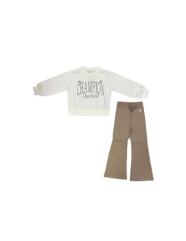Chándal Champion Crewneck Niña crema
