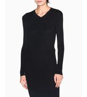 ax armani exchange para mujer xw001874af11957mc005 jersey slim v l negro casual clasico viscosa
