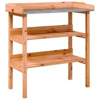 mesa para plantas con estantes madera abeto marron 78x38x825cm vidaxl