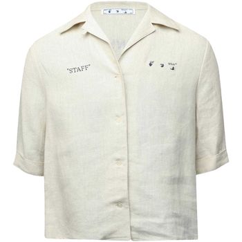 Off-White Camisa manga corta GT34491 para mujer