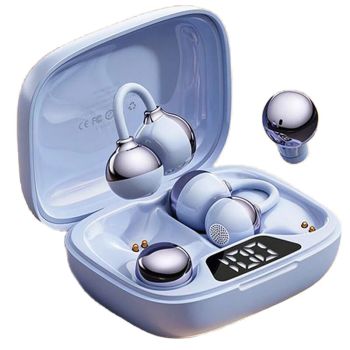 GUOER Q75 TWS In-Ear inalámbricos Bluetooth 5.4 10 mm gran bobina dinámica pantalla digital IPX5 impermeables para depor