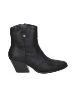 botines cowboy de tacon skydiva flow negros para mujer 40