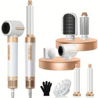 secador de pelo profesional 7 accesorios  planetpro hair styler complete beige