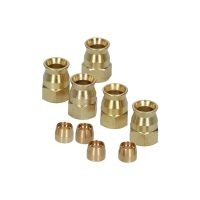 tuerca de racor para latiguillo de freno allegri kit completo 5pc oro