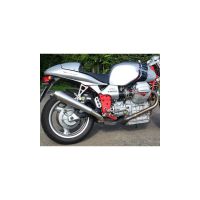 silenciador de escape moto guzzi v 11 mistral conico par
