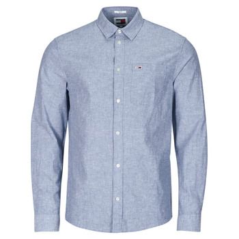Tommy Jeans Camisa manga larga TJM REG LINEN BLEND SHIRT para hombre