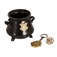 caja regalo harry potter taza ceramica 400 mls  llavero hogwarts  pin anden 9 34