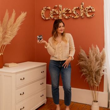 Céleste Chaqueta de punto BERGAMOTE para mujer