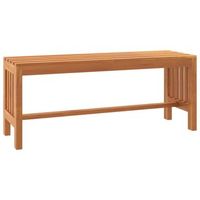 banco de jardin de madera maciza de eucalipto 110 cm vidaxl