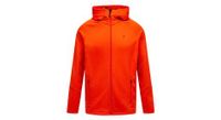 chaqueta con capucha peak performance rider essentials naranja para hombre