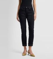7 for all mankind para mujer jsdtc880sn jeans slim de talle medio negro 30 casual