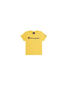 Camiseta Champion Crewneck Infantil Amarillo